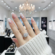 Celestine Diamond Option Emerald Cut Halo Engagement Ring-Black Diamonds New York