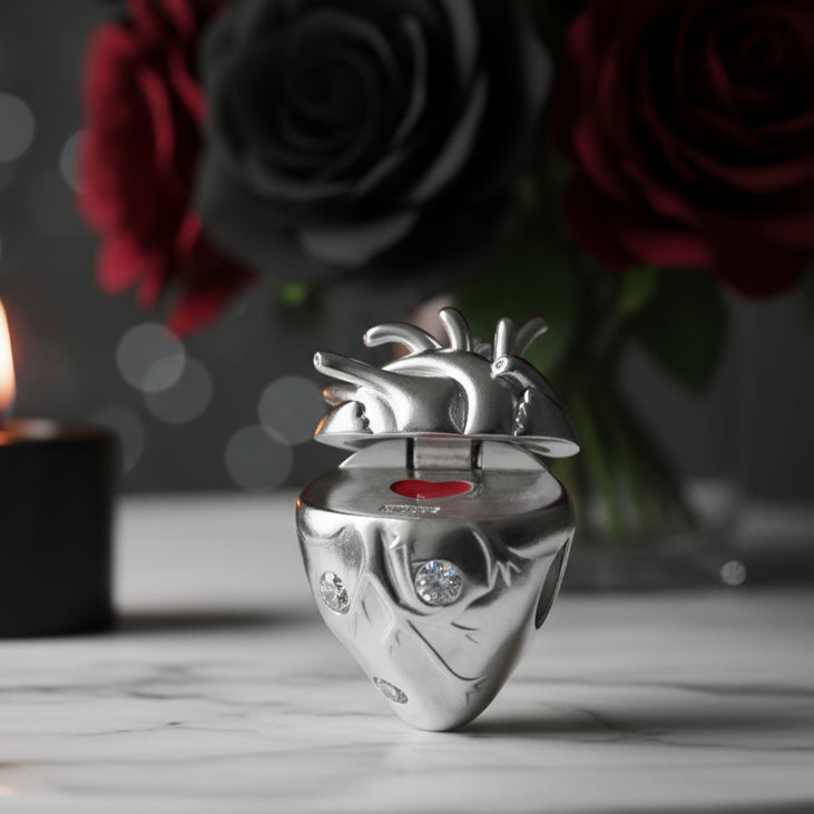 Sacrificial Ghost Rock Skull Charm Series-Black Diamonds New York