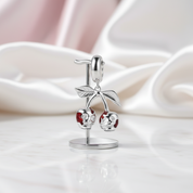 Cherry Skull Gothic Charm-Black Diamonds New York