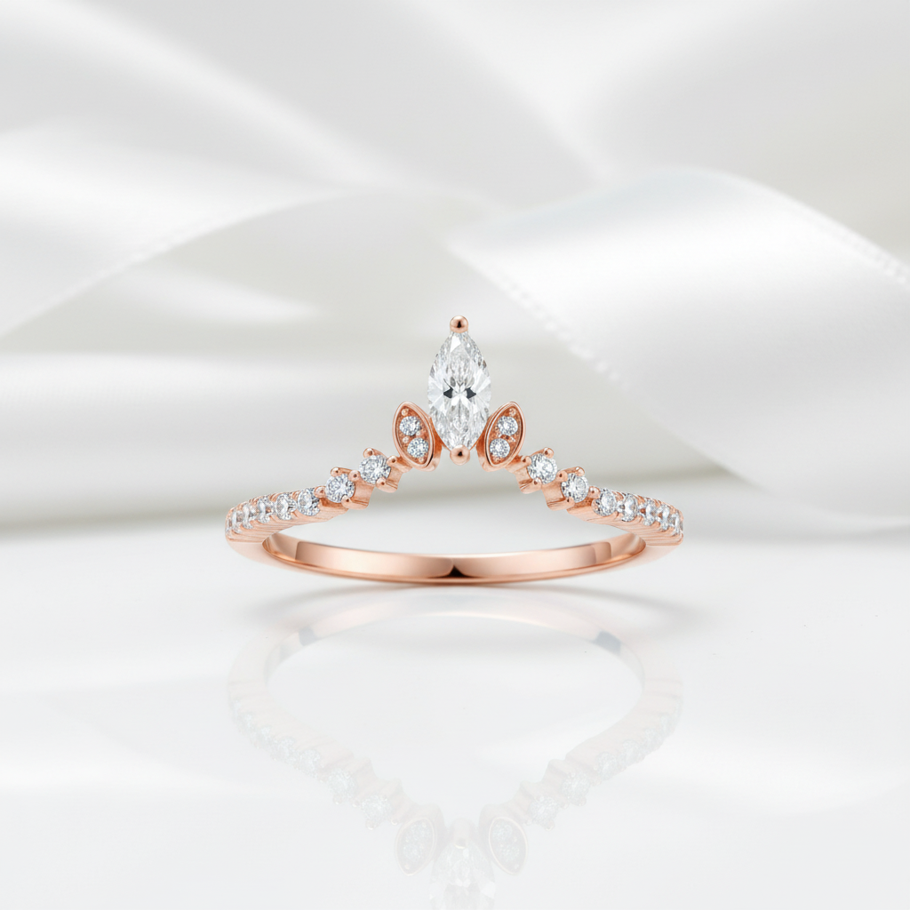 Princess Cut Moss Agate Art Deco Vintage Engagement Ring Set-Black Diamonds New York