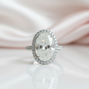 8ct Oval Cut Diamond Engagement Ring-Black Diamonds New York