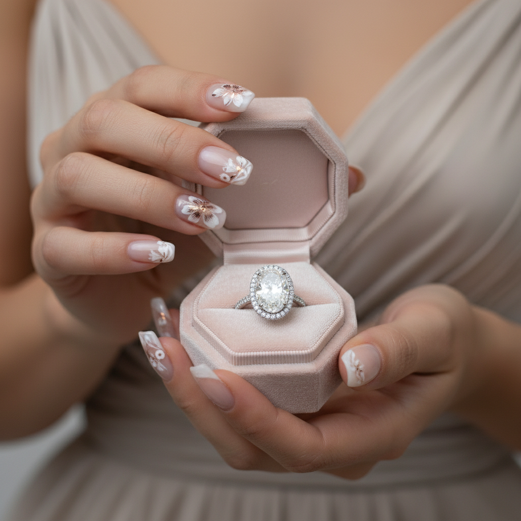 8ct Oval Cut Diamond Option Engagement Ring-Black Diamonds New York