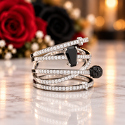 My Other Half- Limited Coffin Shape Diamond Option Rings-Black Diamonds New York