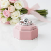 Simple 2.0 Carat Round Cut Wedding Set-Black Diamonds New York