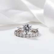 Simple 2.0 Carat Round Cut Wedding Set-Black Diamonds New York