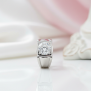 Simple Round Cut Diamond Option Men's Ring-Black Diamonds New York