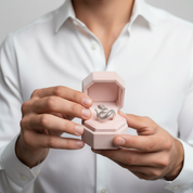 Snake Pear-cut Diamond Ring-Black Diamonds New York