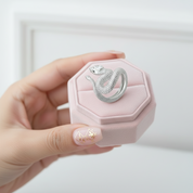 Snake Pear-cut Diamond Ring-Black Diamonds New York