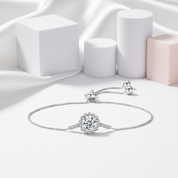 Snowflake Round Cut Diamond Bracelet-Black Diamonds New York