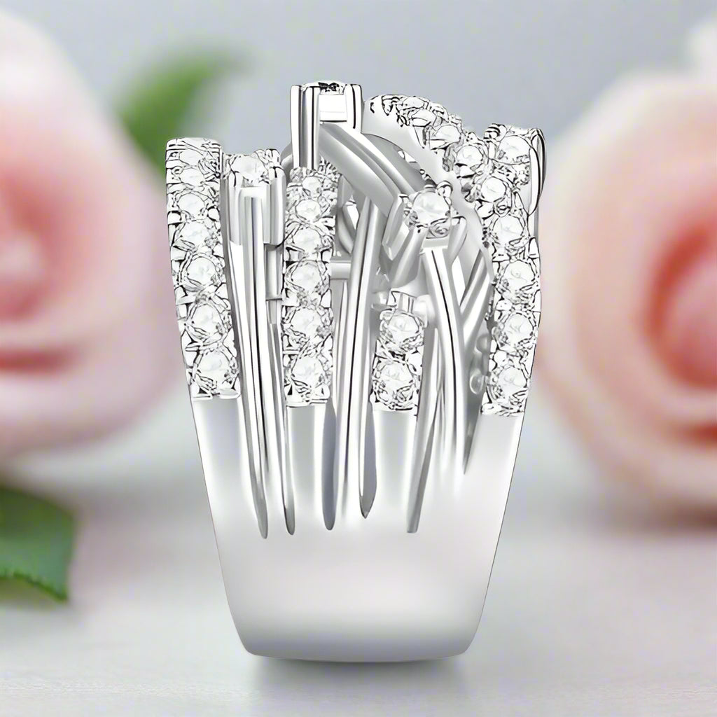 Sparkling Round Diamond Engagement Ring-Black Diamonds New York