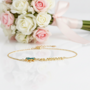Summer Coconut Palm Hawaiian Option Bracelet with Diamond Option-Black Diamonds New York