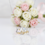 The Moon Is Born At Sea Enamel Necklace-Black Diamonds New York