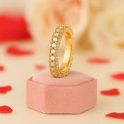 Three-sided D Color Diamond Wedding Band-Black Diamonds New York