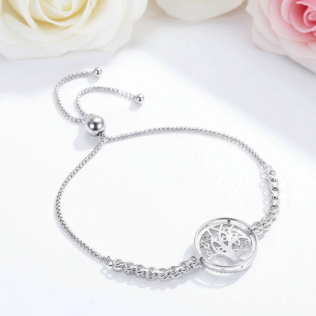 Tree of Life Bolo Bracelet-Black Diamonds New York