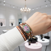 Unique Mixed Stone Bohemian Bracelet-Black Diamonds New York