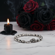 Vintage Ethnic Mantra Gothic Bracelet-Black Diamonds New York