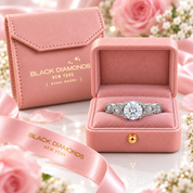 Vintage Option 1 Ct Engagement Ring-Black Diamonds New York