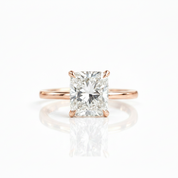 Vintage Yellow Gold Cushion Cut 3PC Wedding Ring Set-Black Diamonds New York