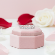 Eternity Round Cut Women's Stackable Wedding Band-Black Diamonds New York