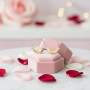 Whale Round Hoop Earrings-Black Diamonds New York