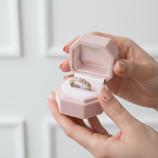 Yellow Gold X Diamond Two-Tone Wedding Band