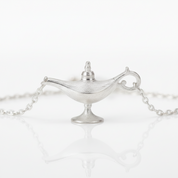 Aladdin Lamp Necklace-Black Diamonds New York