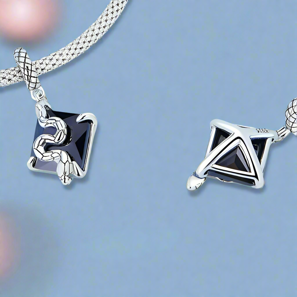 Angel & Devil Charm Bead Series-Black Diamonds New York