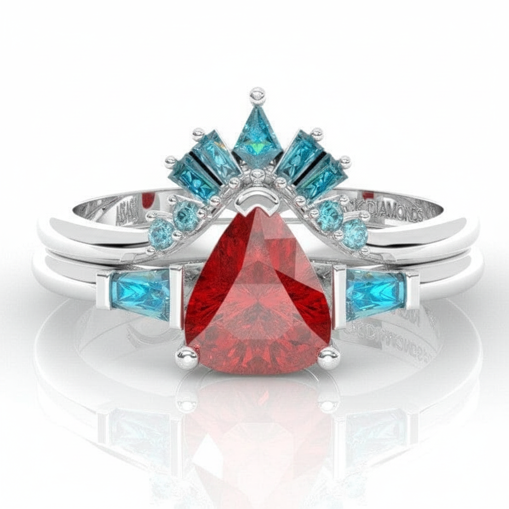 Assasin's Romance Engagement Ring (Women)- 14k Yellow Gold Video Game Inspired Rings-Black Diamonds New York