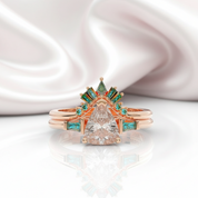 Assasin's Romance Engagement Ring (Women)- 14k Yellow Gold Video Game Inspired Rings-Black Diamonds New York