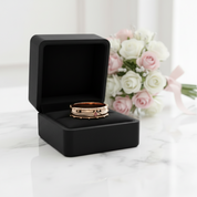 Assasin's Romance (Unisex)- 14k Yellow Gold Video Game Inspired Rings-Black Diamonds New York