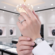 Baguette Cut Men's Wedding Band-Black Diamonds New York