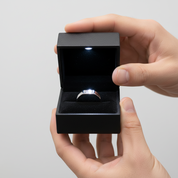 Baguette Cut Men's Wedding Band-Black Diamonds New York