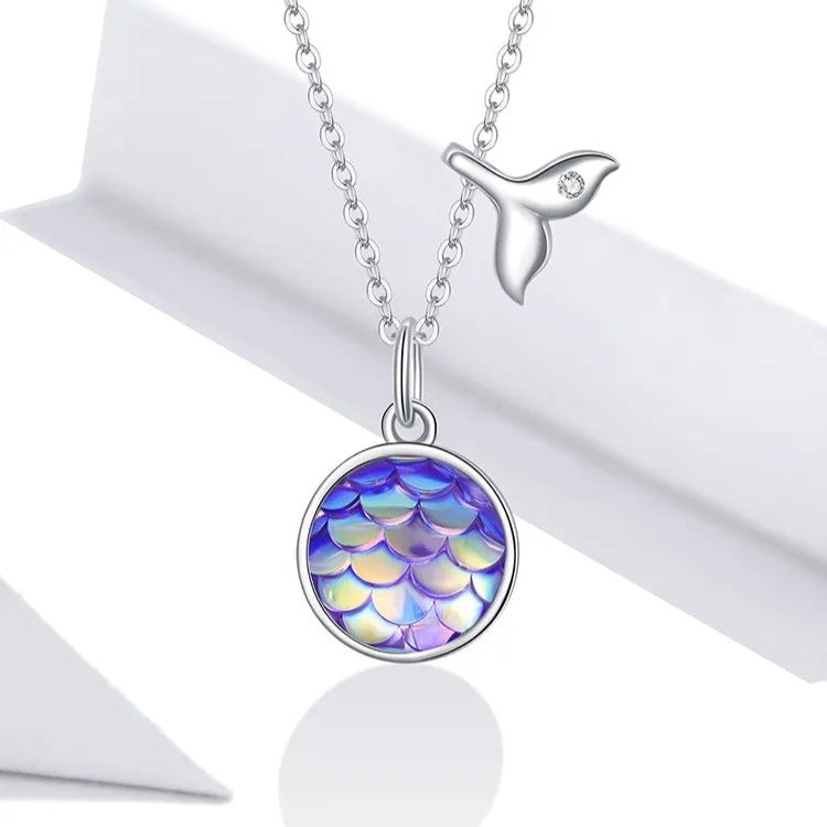 Purple Fish Scale with EVN Stone Jewelry Set-Black Diamonds New York