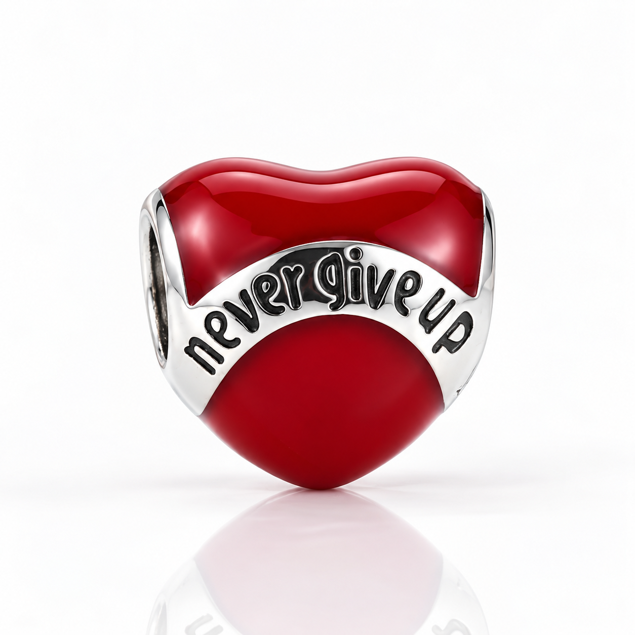 Romantic Love Heart Charm Series-Black Diamonds New York