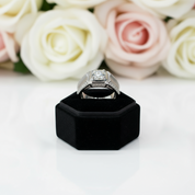 Round Cut 1.0 Ct Diamond Mens Ring-Black Diamonds New York