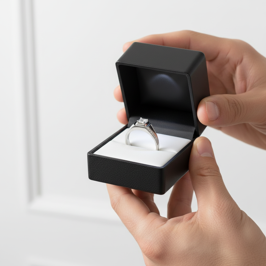 Round Cut 1.0 Ct Diamond Option Men's Ring-Black Diamonds New York