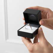 Round Cut 1.0 Ct Diamond Option Men's Ring-Black Diamonds New York