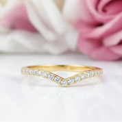 Single Stackable Curve Diamond Ring-Black Diamonds New York