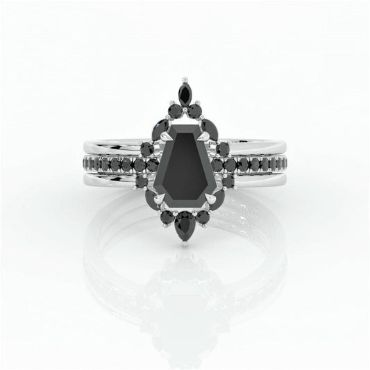 VIP Custom Ring Upgrade- Be Mine Forever-Black Diamonds New York