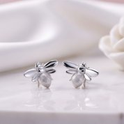 Bee Earrings-Black Diamonds New York
