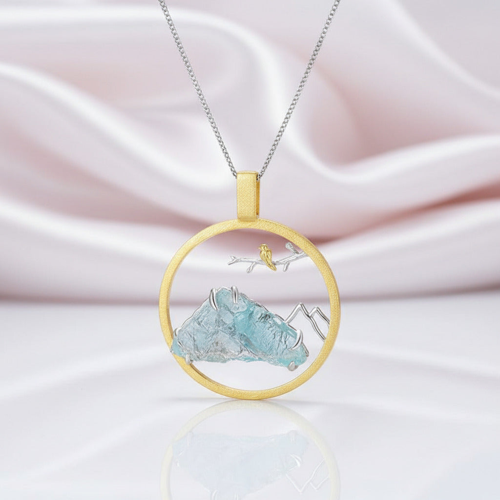Bird Whisper Pendant-Black Diamonds New York
