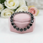 Black Diamond Tennis Necklace-Black Diamonds New York