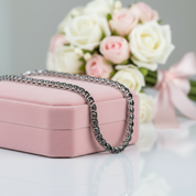 Black Diamond Tennis Necklace-Black Diamonds New York