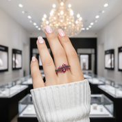 Black Spinel Yellow Gold Ring-Black Diamonds New York