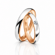 Round Diamond Option His And Hers Promise Ring-Black Diamonds New York