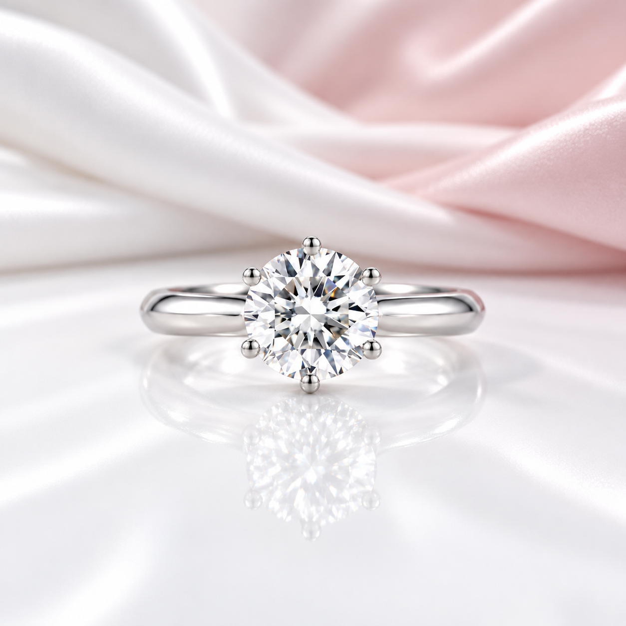 1.5ct Round Diamond Option Solitaire Ring-Black Diamonds New York