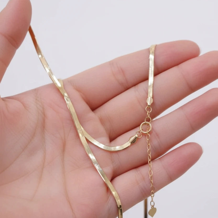 Blade Design 18K Yellow Gold Adjustable Necklace-Black Diamonds New York