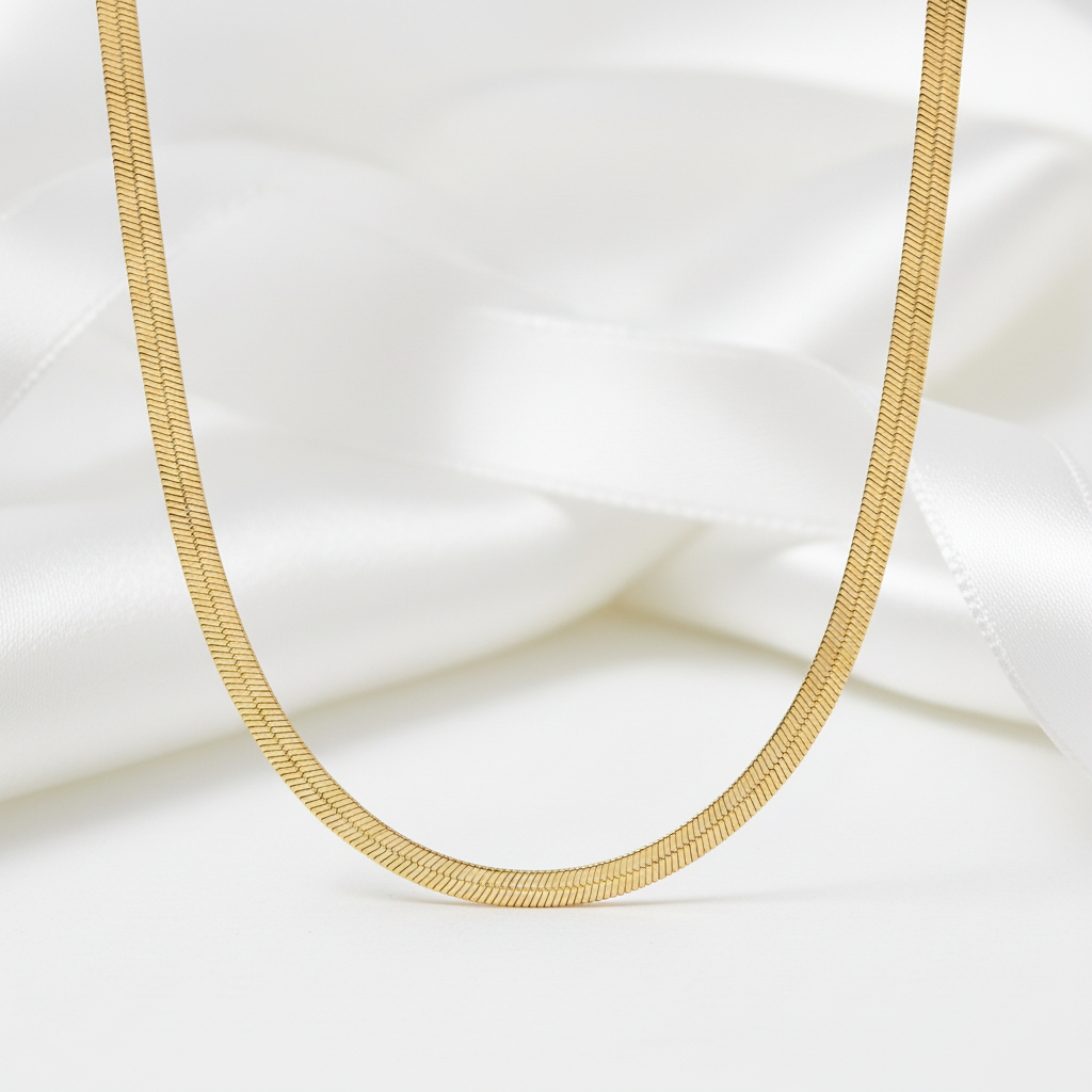 Blade Design 18K Yellow Gold Adjustable Necklace-Black Diamonds New York