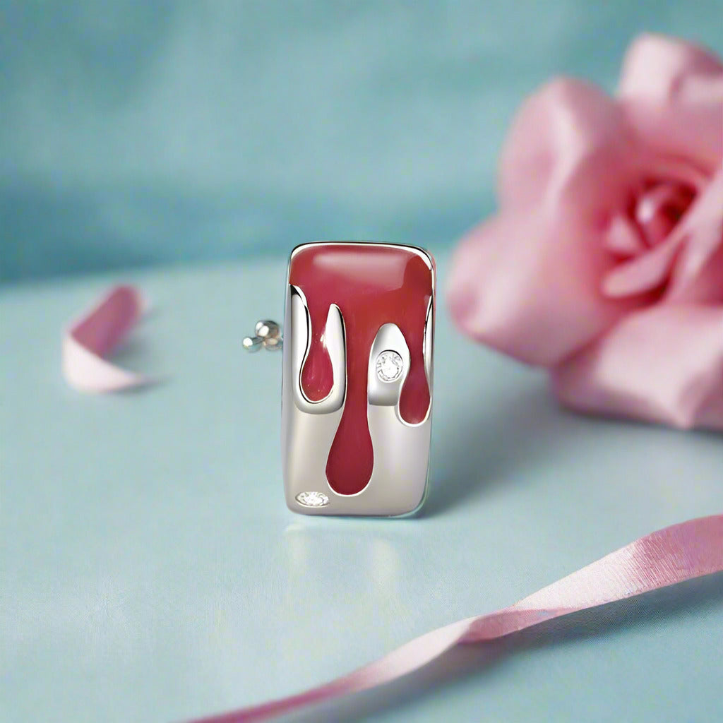 Bloody Butterfly Pendant with Diamond-Black Diamonds New York