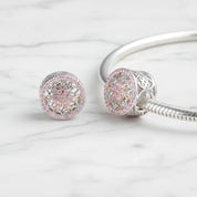 Blooming Bud Charms with Round Diamond Option-Black Diamonds New York